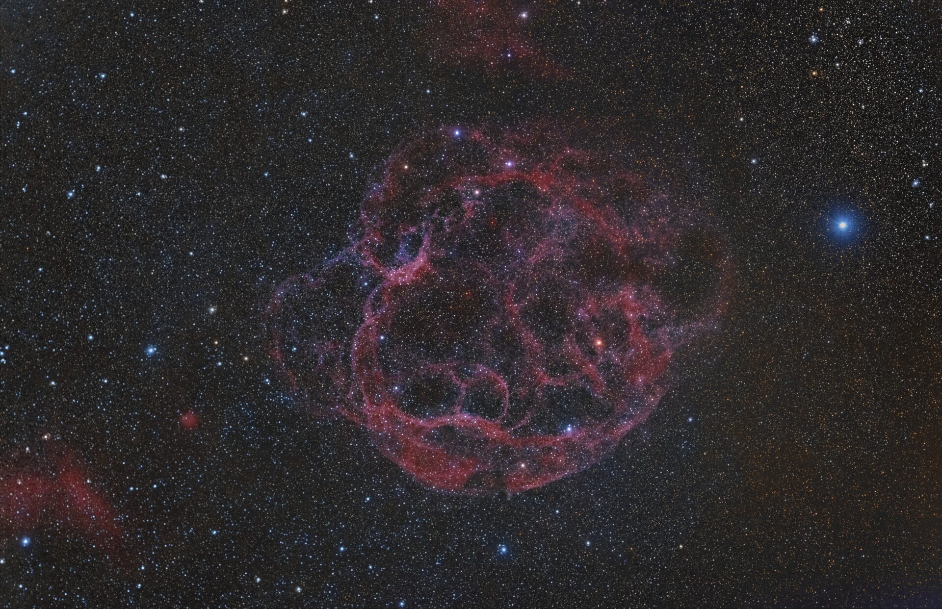 sh2-240 spaghetti nebula