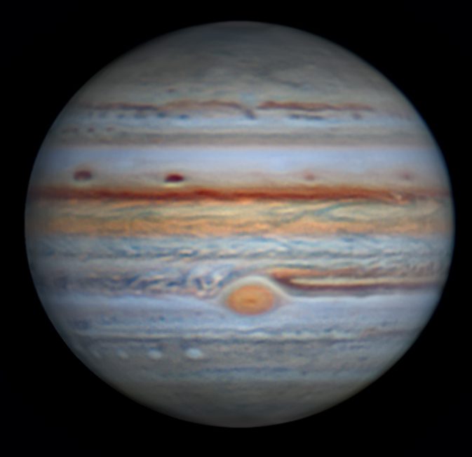 Jupiter i Saturn sa mjesta gdje su zvijezde bliže