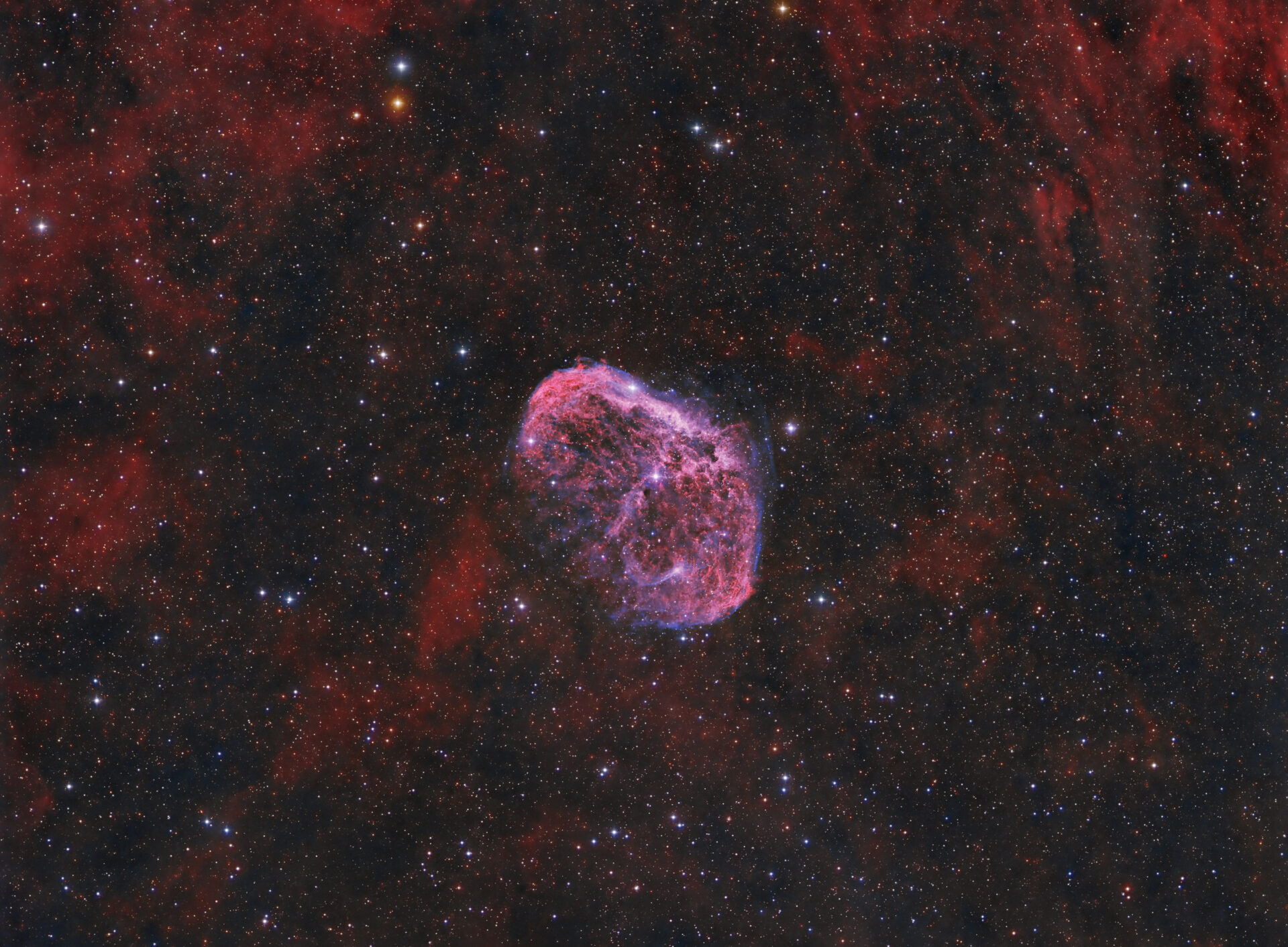 Live fast die young – Crescent nebula (NGC 6888)
