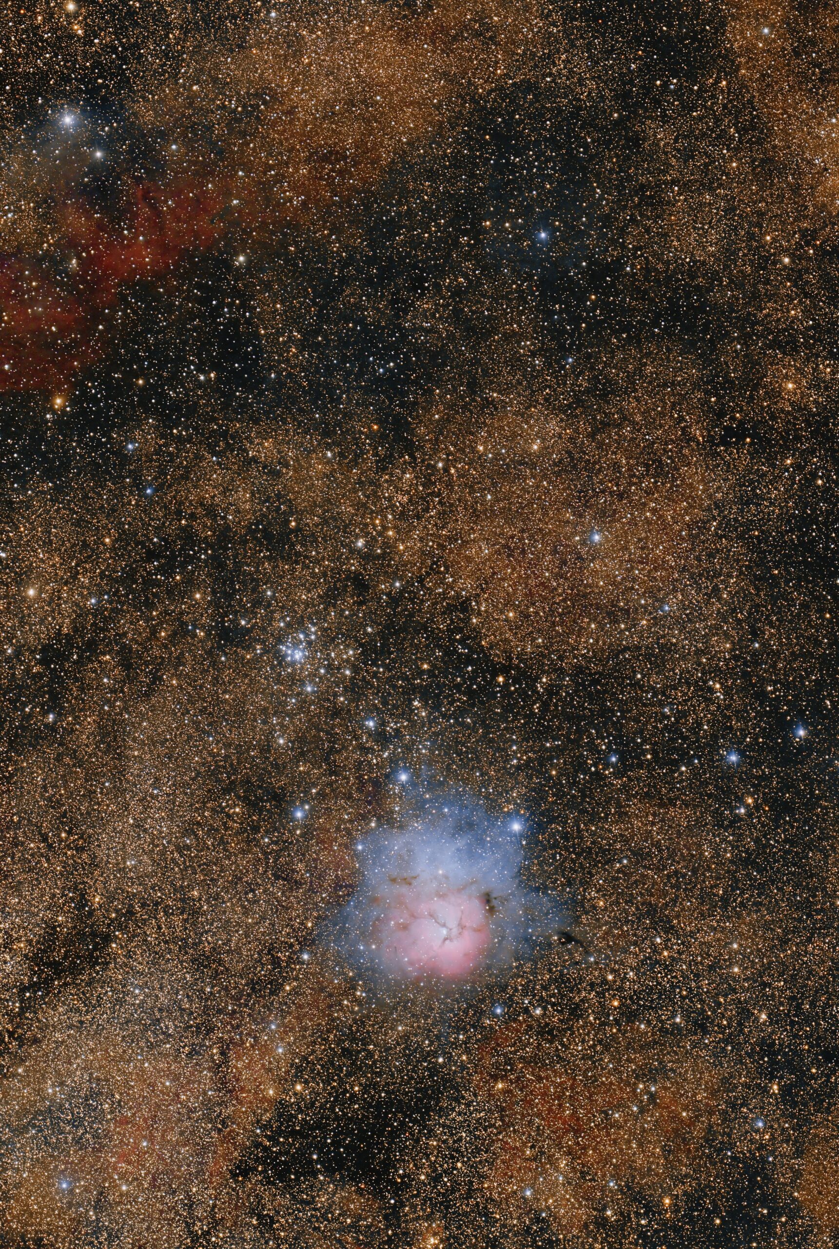 m20 trifid nebula